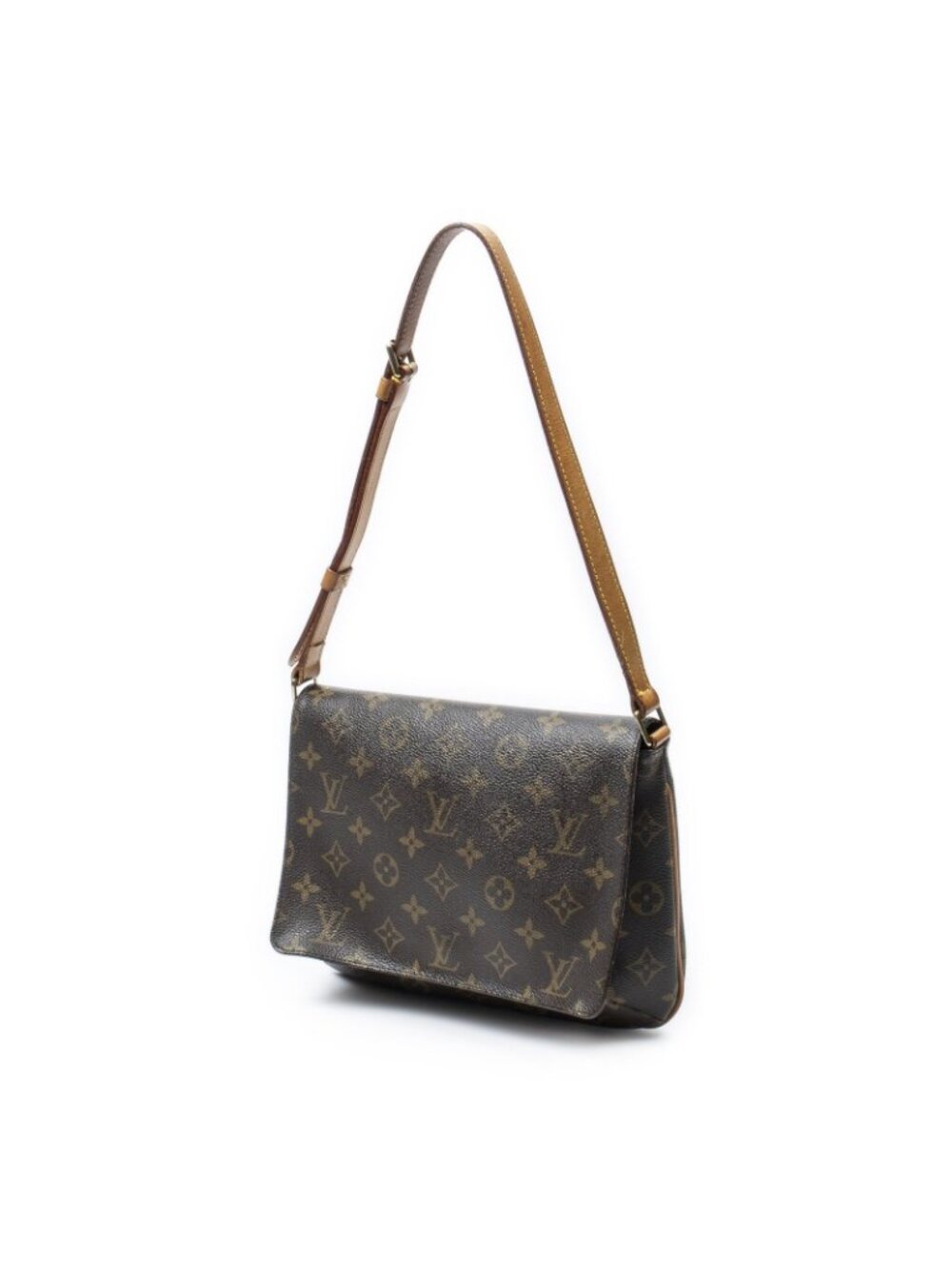 Louis Vuitton Musette Tango Brown Monogram Canvas Messenger Bag - Picture 2 of 11